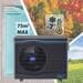 Gre Inverter-Wärmepumpe Poolheizung Pools von 30 bis 75m³, schwarz