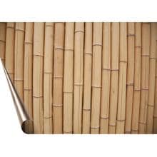 Seitenwandaufkleber für Stahlwandpool, Bambus hellbraun A4