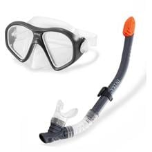 Intex Reef Rider Schwimmset mit Brille und Schnorchel ab 14 Jahre, schwarz