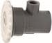 Vagner Pool Hydromassage-Rotationsdüse für Folien-/Fertigbecken, Ø 110mm, 4m³/h, Kunststoff, weiß