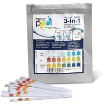 Teststreifen 3-in-1 für Wasseranalyse Chlor, pH-Wert und Gesamtalkalität