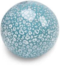 Swim Essentials Transparent Leopard Beachball Wasserball, Ø 51cm, blau