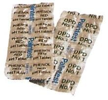 Lovibond Ersatz-Tabletten für Pooltester Wasseranalyse Chlor, DPD 1 Rapid, 10 Stück