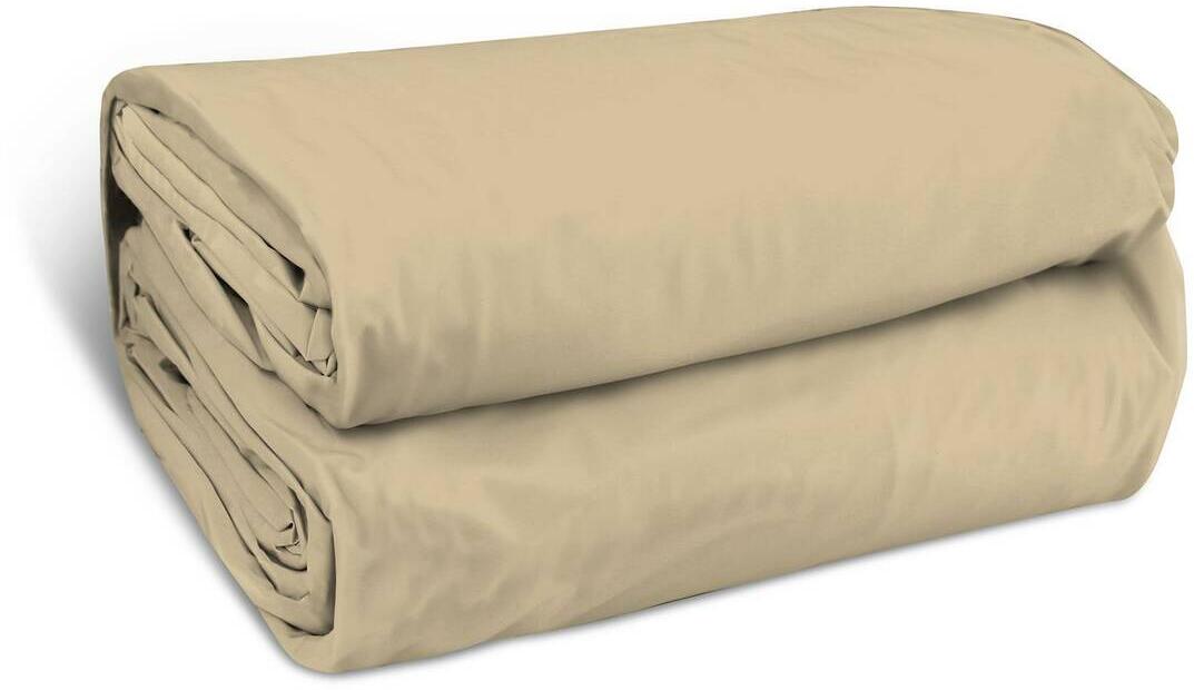 Poolinnenhülle Trendliner mit Keilbiese, rechteckig, ausgebildete Ecken, 500x300x150cm, Folienstärke 0,8mm, sand