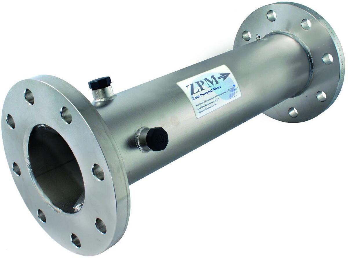 Dryden Aqua Zeta Potential Mixer DN 250 statischer Mixer mit Flansch