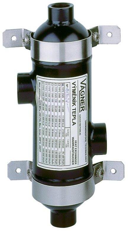 Vagner Pool OVB180 Wärmetauscher, 53kW, Edelstahl