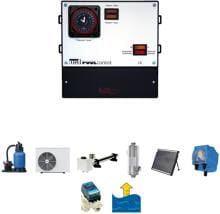 OSF Poolcontrol 230 Elektro-automatische Steuerung Filteranlage, Elektroheizung, Wärmetauscher, Solarheizung, Wärmepumpe, Dosieranlage, Rückspülung