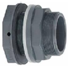 Cepex Tankdurchführung mit flachem Auslauf 20mm, schwarz