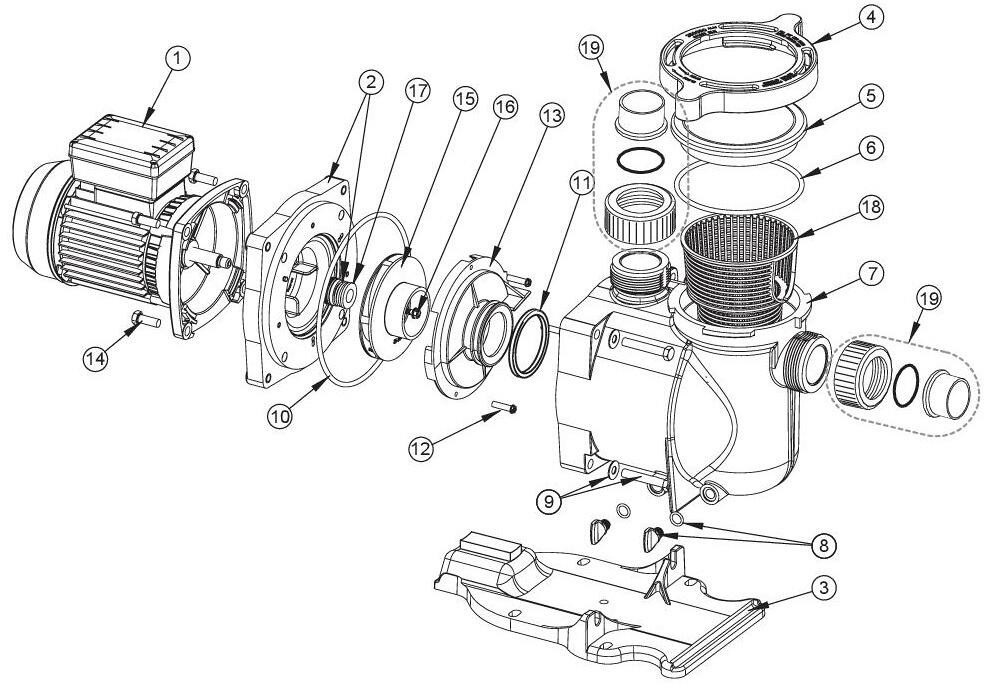 Pentair Superflo Ersatzteil, O-Ring für Klarsichtsdeckel