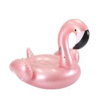 Comfortpool CP-2904 Fancy Flamingo Badeinsel Luftmatratze, 150x150x85cm, rosa