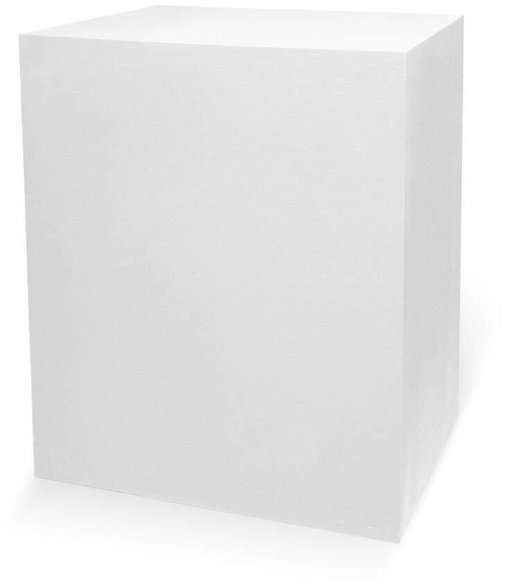 Trendstone Sitzbankeinheit, 70x59x105cm, für Styropor Pooltreppe Variofit, nachträglich kunststoffbeschichtet, weiß