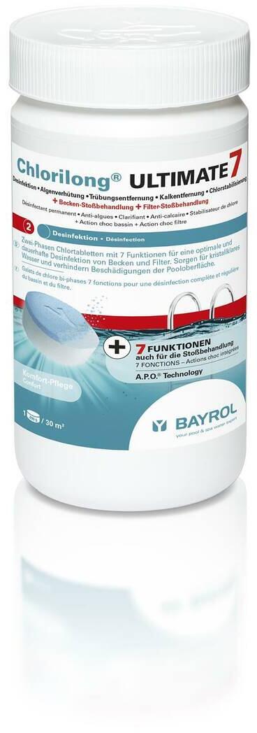 Bayrol Chlorilong Ultimate 7, 2-Phasen-Chlortabletten 300g, 1,2kg