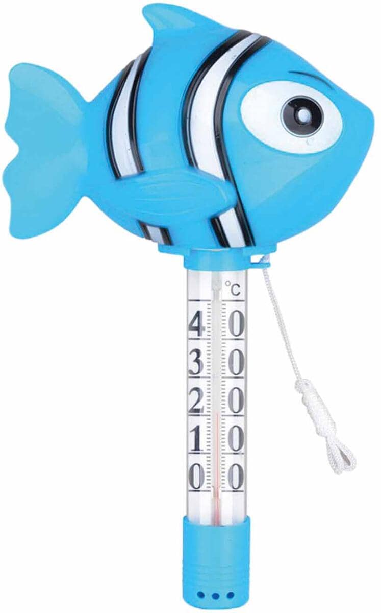 Poolthermometer Wassertemperaturmessung, schwimmend, Motiv Nemo, blau
