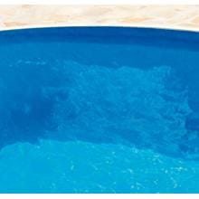 BWT Poolfolie für Ovalbecken, Einhängebiese, Stärke 0,6mm, blau