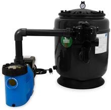 Trend Pool HSF-4 Plus Sandfilteranlage mit Speck Badu Prime Eco VS Pumpe, 28m³/h bei 8m, 6-Wege-Ventil, 230V, anthrazit