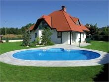 Trend Pool All-Inklusive-Set Tahiti Stahlwand-Pool, 800x400x150cm, Folienstärke 0,8mm, oval, Sandfilteranlage