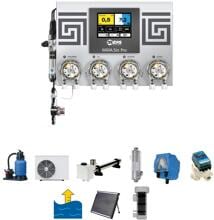 Midas MIDA.Sin Pro Wasseraufbereitungssystem Mess-Dosieranlage & Steuerung Filteranlage, Wärmepumpe, Elektroheizung, Rückspülung, Niveauregulierung, Solarheizung, Salzelektrolyse