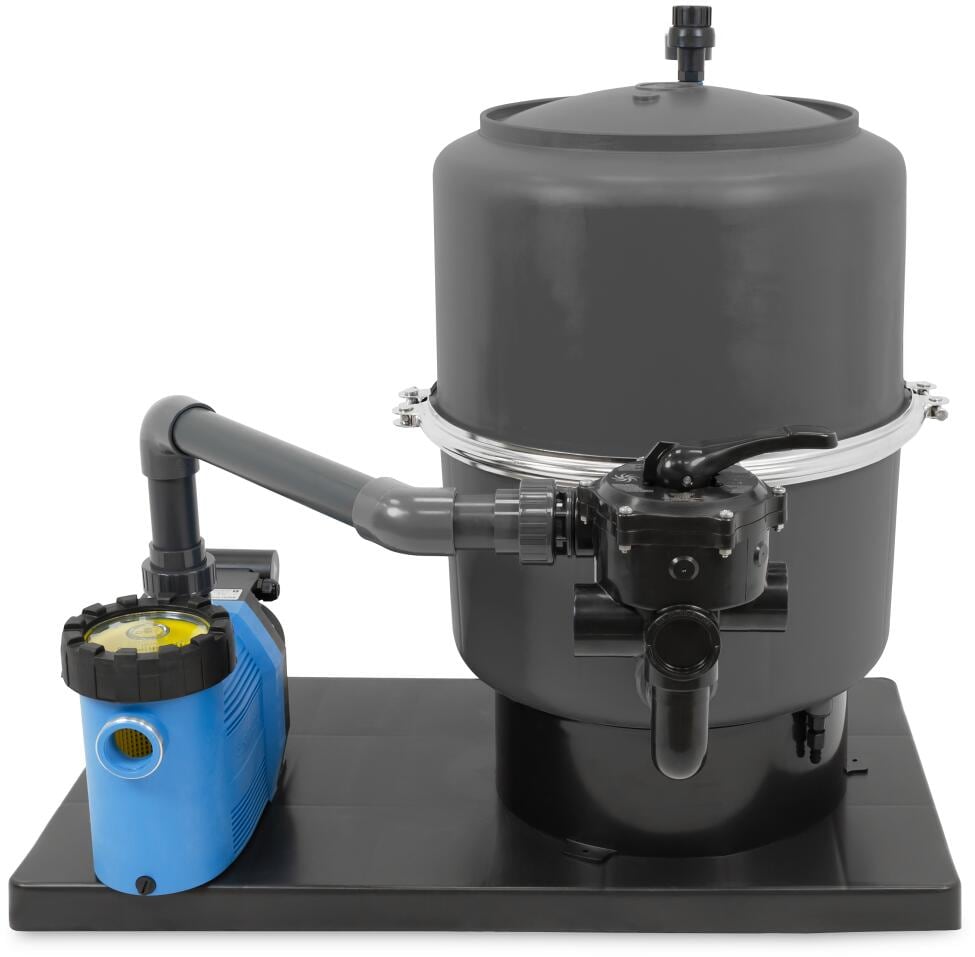 Trend Pool Trend Side Plus Sandfilteranlage mit Speck Badu Prime 13 Pumpe, 13m³/h bei 8m, Ø 500mm, 6-Wege-Ventil, 230V, dunkelgrau