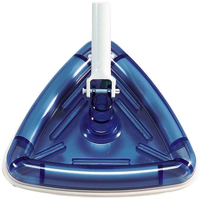 Vakuumsauger Dreieck, Anschluss 32/38mm, durchsichtig, blau