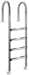 Interline Tiefbeckenleiter, Tiefe bis 120cm, 4-stufig, Edelstahl