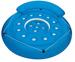 PoolCare 29083660 Badeinsel mit Tauchöffnung und Poolbar, Ø180cm, blau
