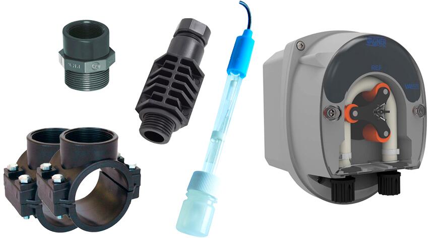 Vagner Pool Va Dos Ref Dosierschlauchpumpe, 1,5 bar, 1,5 l/h, analog, inkl. pH-Kit