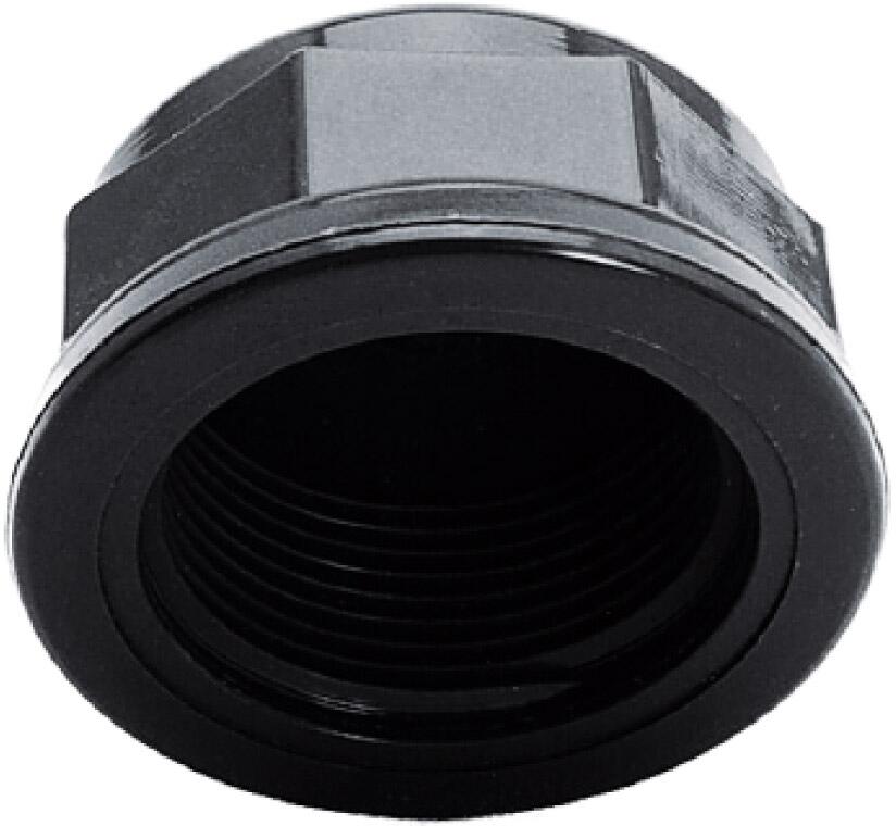 Peraqua Verschlusskappe, Innengewinde 1 1/2", PVC, grau