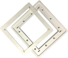 Vagner Pool Flansch und Rahmen für Skimmer, 150x150mm
