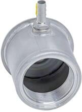 Vagner Pool Vamila Einbausatz für Hydromassage Folienbecken, Anschluss 2", Edelstahl