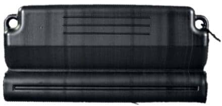 Eisdruckpolster, 50x23cm, Kunststoff, schwarz