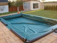 Future Pool Winterabdeckplane, rechteckig, 600x300cm, 160g/m², grün