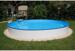 Waterman Exklusiv Stahlwand-Pool, 600x150cm, Innenhülle 0,6mm blau, rund, weiß