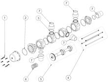 Pentair Pneumatic Anschluss-Kit für Stangen-Ventil Pro Valve