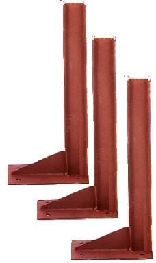 Interline Montage-Upgrate-Set für Holzpools, H-Profile mit Fußplatte, 500x250x149cm, 8 Stück