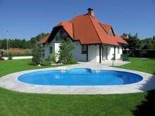 Trend Pool All-Inklusive-Set Tahiti Stahlwand-Pool, 623x360x150cm, Folienstärke 0,8mm, oval, Sandfilteranlage