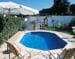 Interline Diana Stahlwand-Pool Basic Pool, oval, grau