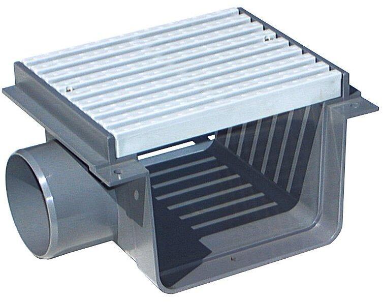 Pvc Rost Mittelkupplung mit PVC-Rost 90° für Überlaufrinne Schwimmbecken ...