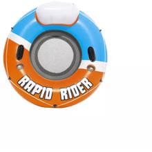 Bestway Rapid Rider Hydro-Force™ Schwimmring mit Rückenlehne, 135cm