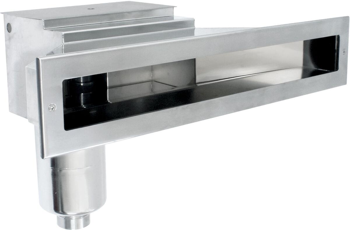 Behncke B600 Slim Skimmer Oberflächensauger, 665mm, 13-25m³/h, Streichflansch, Edelstahl