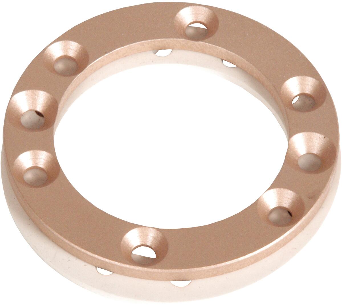 Hugo Lahme Flansch-Set für Piezo Schalter, Bronze