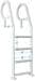 Champlain Plastics Einstiegsleiter für Einlassbecken bis Tiefe 132cm, 3-stufig, Kunststoff, weiß