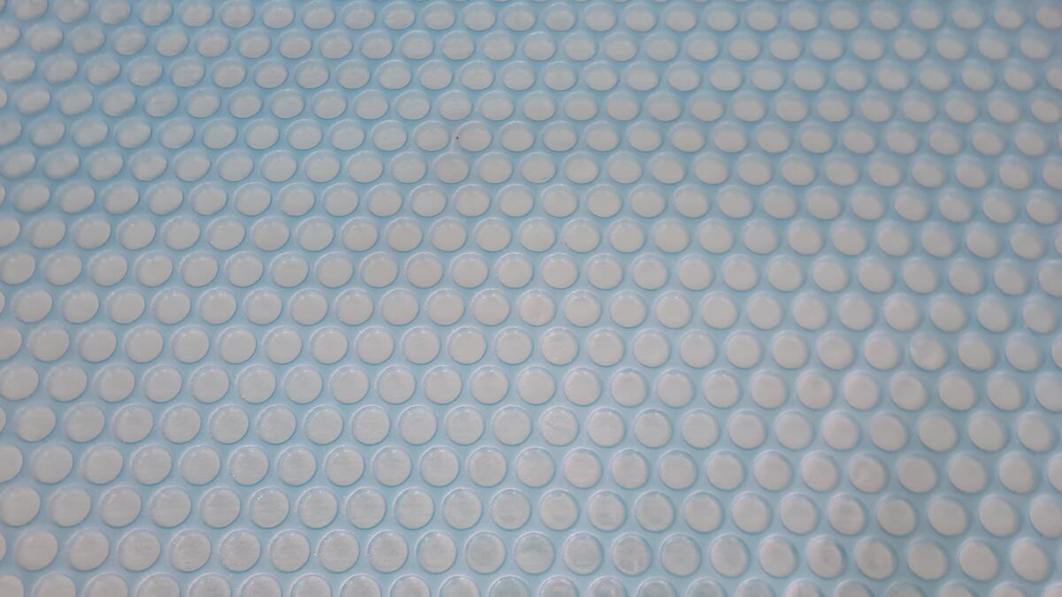 BWT 01705 Solarabdeckplane, achtförmig, 460x725cm, 400μ, blau
