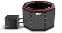 NetSpa UFC Octagon Chiller Kit Eisbad, Ø 130x90cm, 1 Person, 300 Liter, 5kW, inkl. Abdeckung & Treppe, schwarz