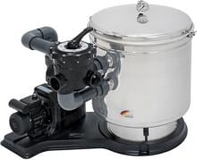 Behncke Europa 1002 Sandfilteranlage mit Comfort Pumpe, 6-Wege-Ventil, 230V, silber