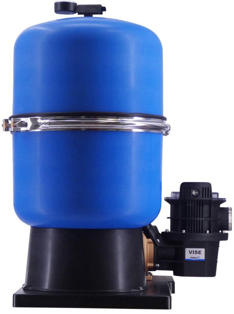 OKU 400603-22 Hawaii Sandfilteranlage mit Pahlén WaterVise HS75 Pumpe, 15m³/h bei 8m, Ø 600mm, 6-Wege-Ventil, 230V, blau