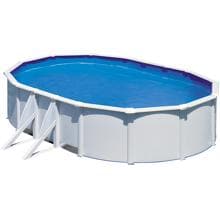 BWT myPool Feeling Stahlwand-Pool, oval, Sandfilter, Wasserpflegeset, weiß