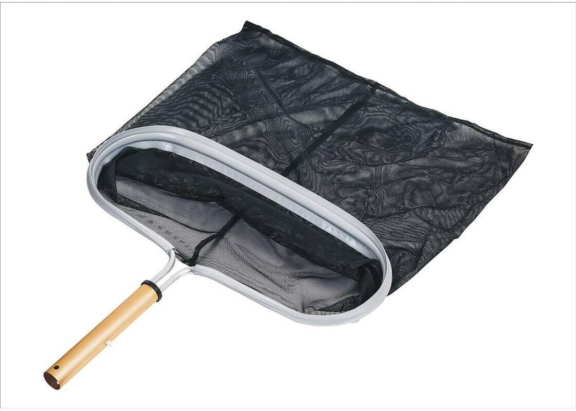 Oberflächenkescher Luxury Pro Poolkescher, schwarz