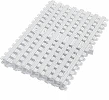 Vagner Pool Überlaufgitter Abdeckrost für Überlaufrinne, Breite 296mm, Höhe 35mm, weiß