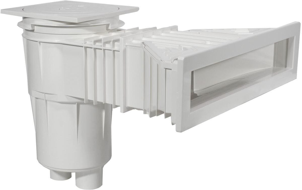 Future Pool Slim 500 Einbauskimmer für eingebaute Becken, Komplettset, 495x80mm