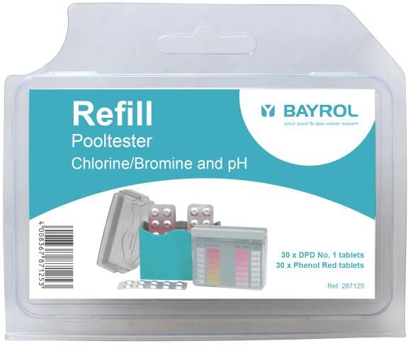 Bayrol Ersatztabletten für digitalen Pooltester, pH/Chlor, 60 Stück